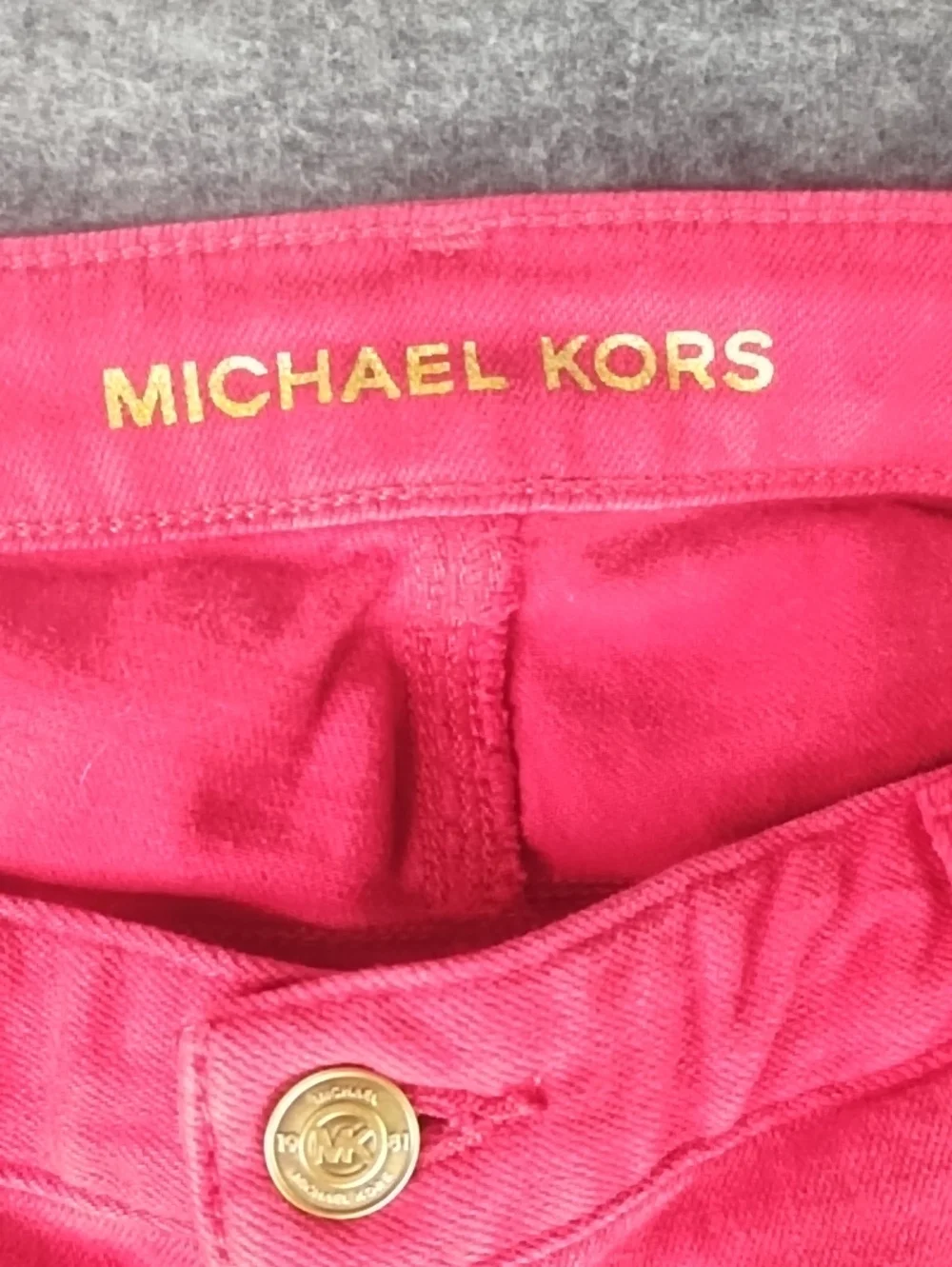 Michael Kors Women's Red Skinny Jeans